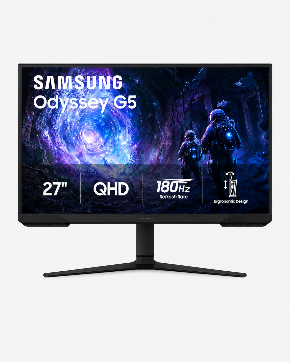 Samsung 27" Odyssey G5  QHD 180Hz Gaming Monitor