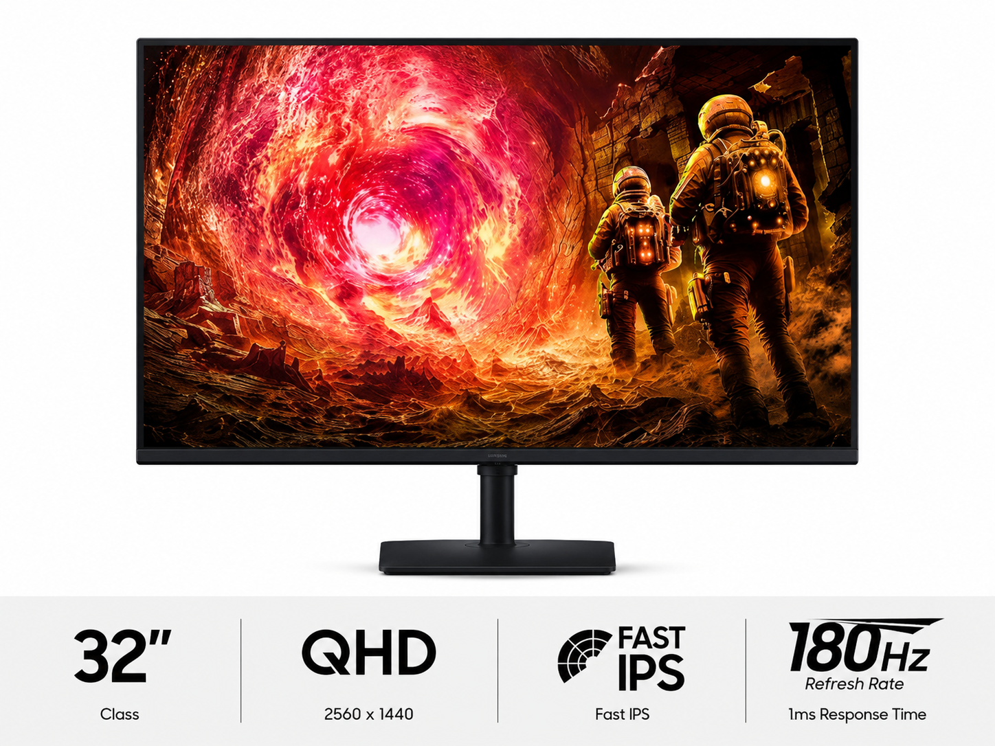 Samsung 32" Odyssey G5 G50F QHD 180Hz Gaming Monitor